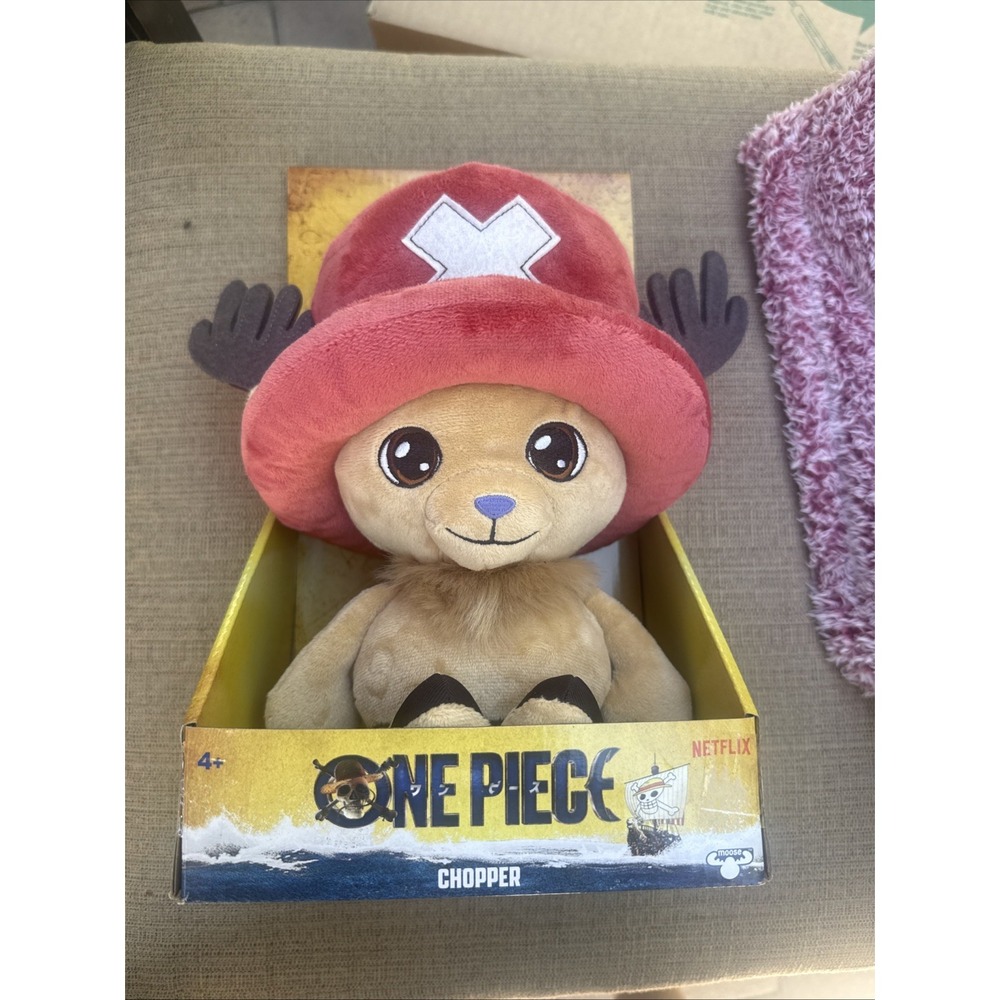 NEW 2026 Netflix One Piece CHOPPER 11" Large Stuffed Plush Moose Toys